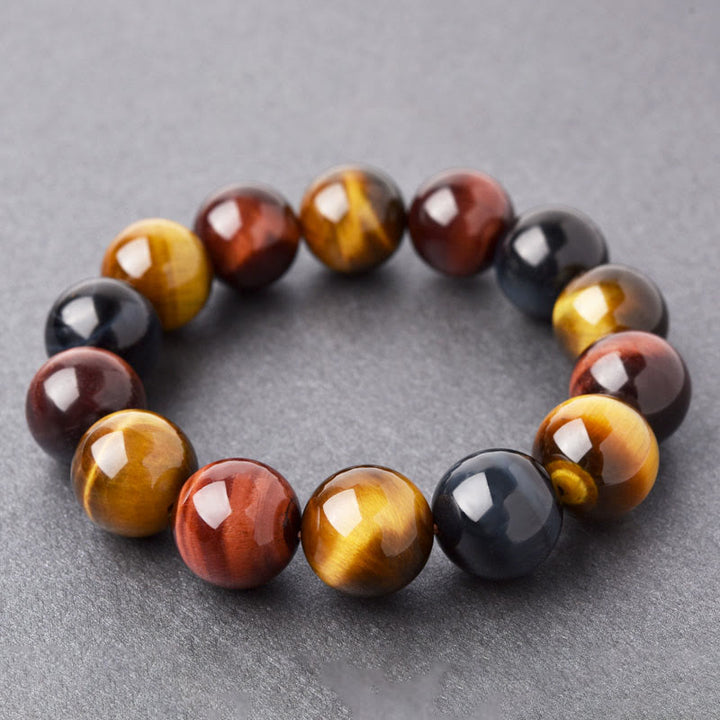 Buddha Stones Natural Tiger Eye Positive Protection Bracelet