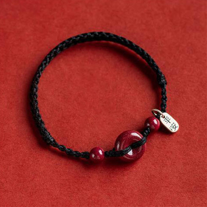 FREE Today: May You Be Healthy and Safe Cinnabar Bracelet Anklet