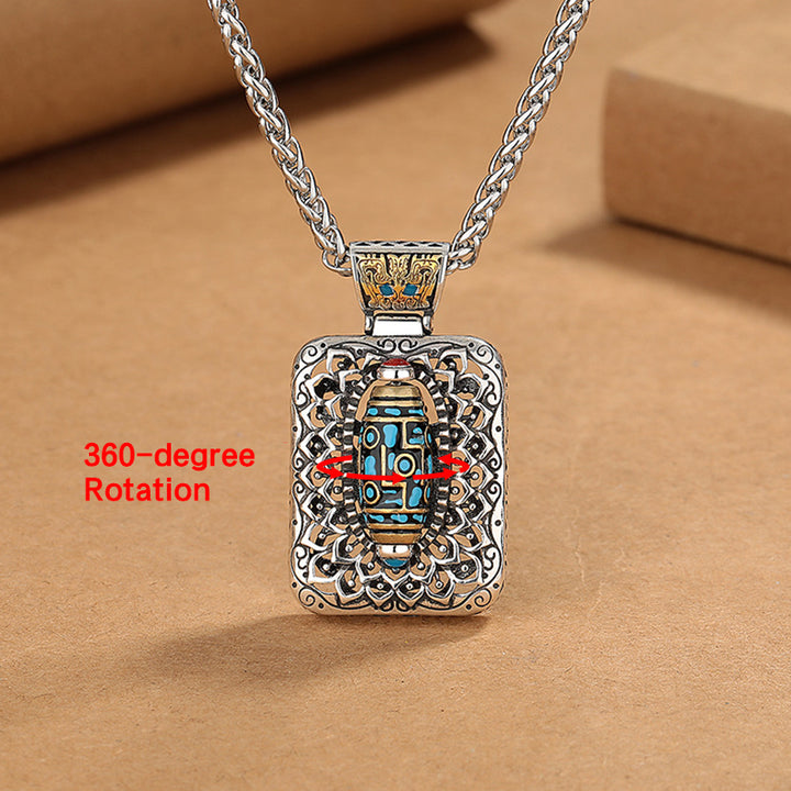 FREE Today: Bring Good Fortune and Protection Rotatable Necklace Pendant