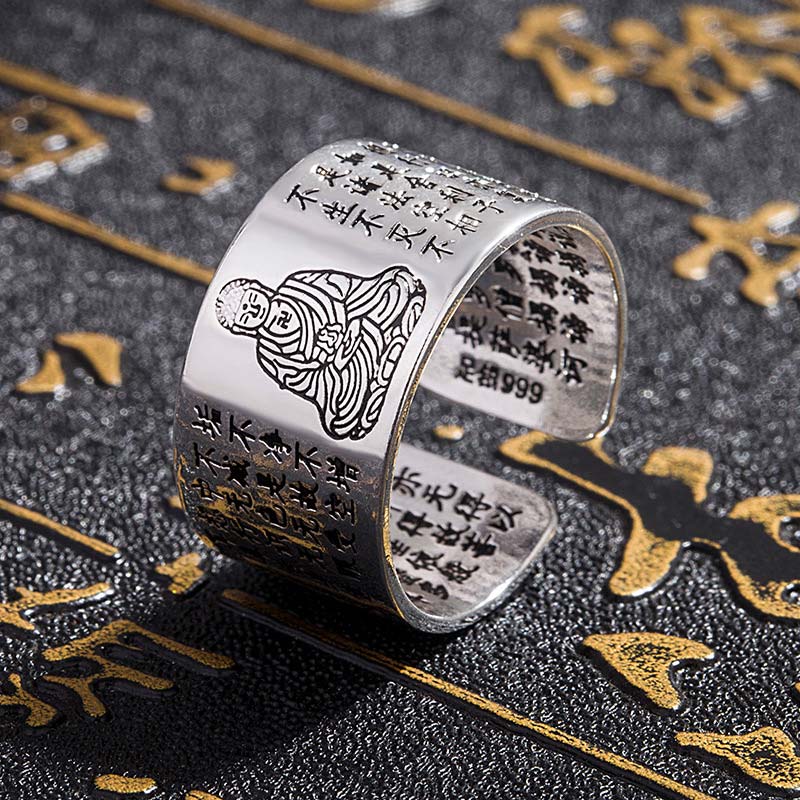 FengShui Buddha Chinese Zodiac Protection Adjustable Ring