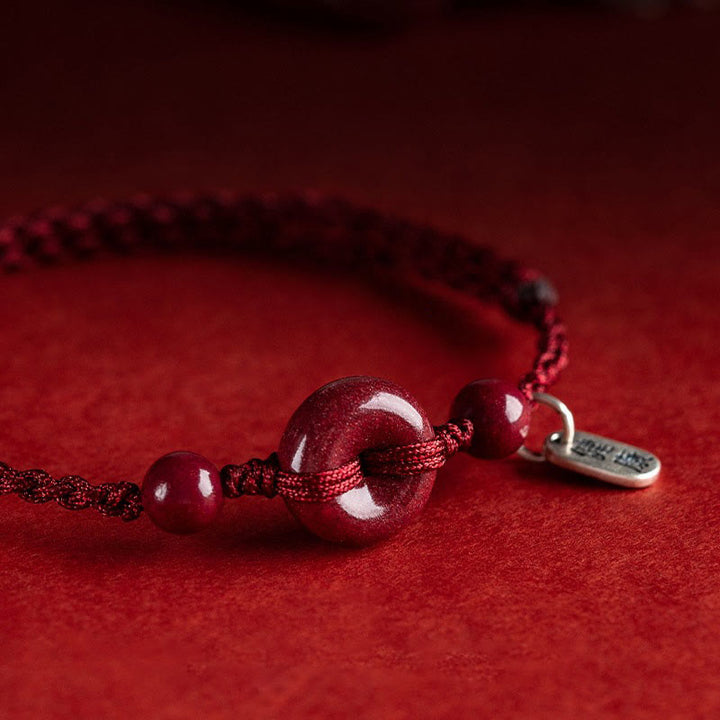 FREE Today: May You Be Healthy and Safe Cinnabar Bracelet Anklet