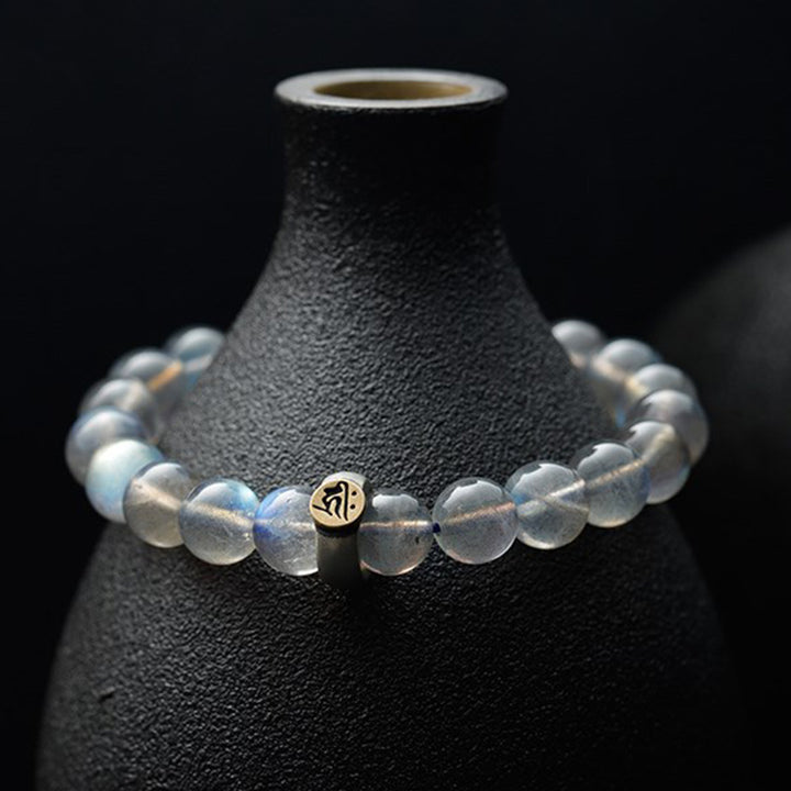 12 Chinese Zodiac Moonstone Calm Love Bracelet