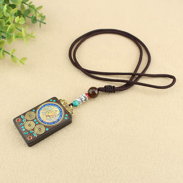 FREE Today: Exploring Intuition Tibetan God of Wealth Ebony Peace Necklace