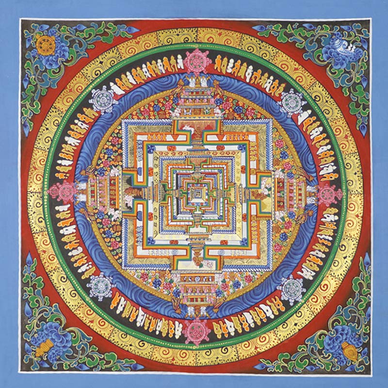 Tibetan Thangka Painting Blessing Handmade Decoration