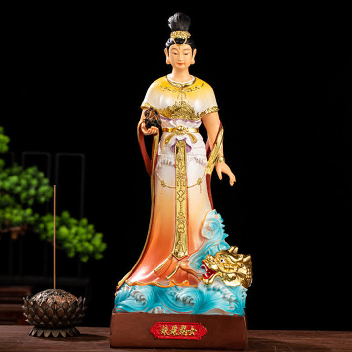 Bodhisattva Nuwa Protection Resin Statue Home Decoration