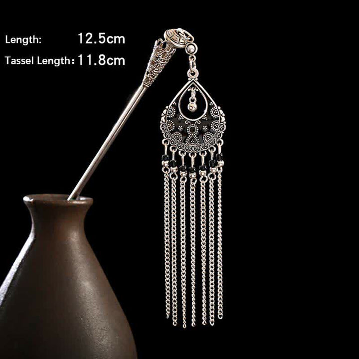 Water Drop Lily of the Valley Flowers Tassels Confidence Hairpin