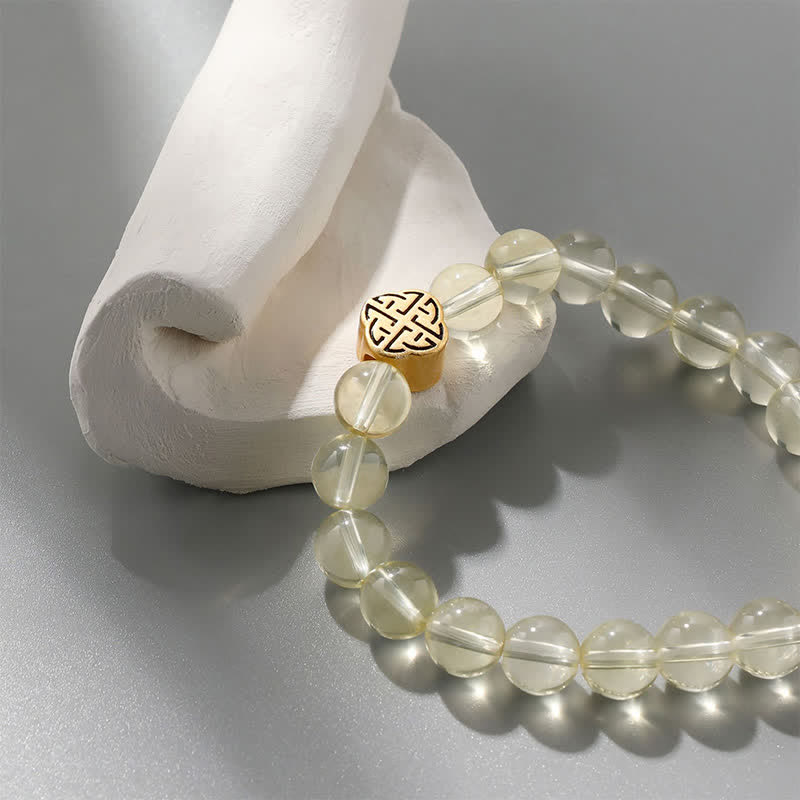 925 Sterling Silver Citrine Prosperity Bracelet