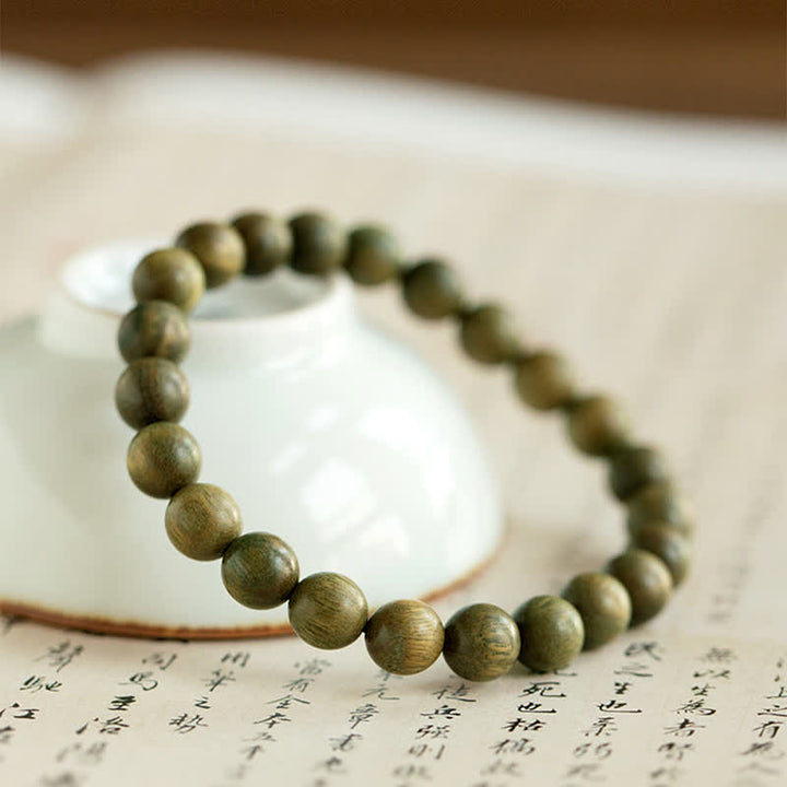 Tibetan Green Sandalwood Soothing Cure Bracelet