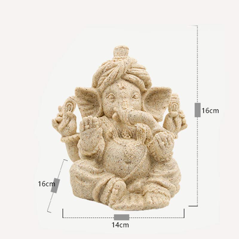 Ganesh Ganpati Elephant Statue Blessing Protection Home Decoration