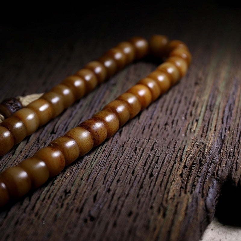 Tibetan Yak Bone Balance Strength Wrist Mala