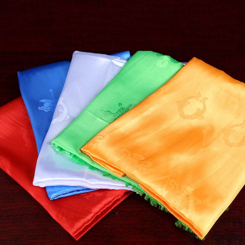 Tibetan Blessing Auspicious 5 Colors Khata Decoration