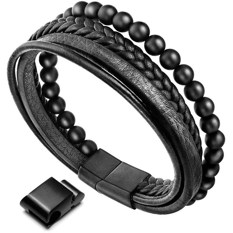 FREE Today:  Anti-stress Support Bead Leather Bracelet