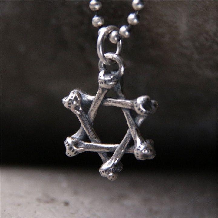 925 Sterling Silver Star of David Hope Protection Necklace