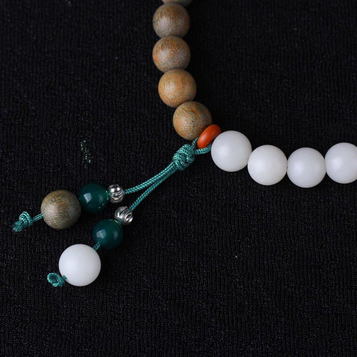 Green Sandalwood Bodhi Seed Wake Up Luck Bracelet