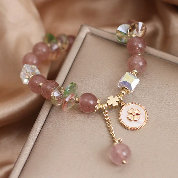 FREE Today: The Healing Strawberry Quartz Lucky Bracelet