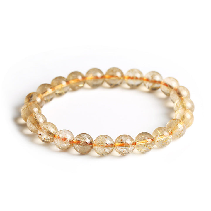 Buddha Stones Natural Citrine Blessing Protection Bracelet