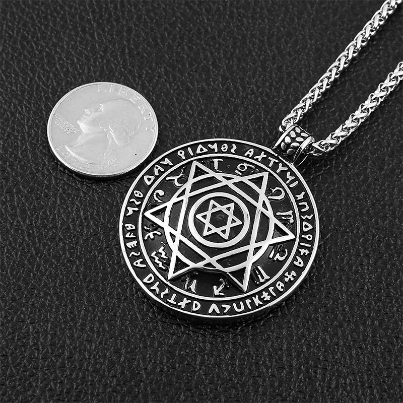 Buddha Stones Star of David Protection Necklace