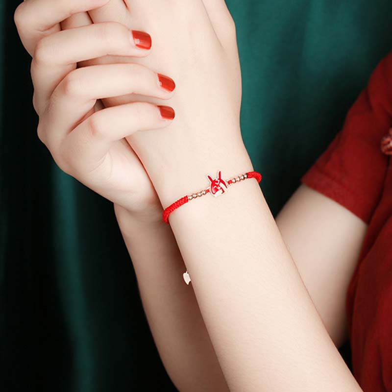 Buddha Stones 12 Chinese Zodiac Lucky Red String Bracelet