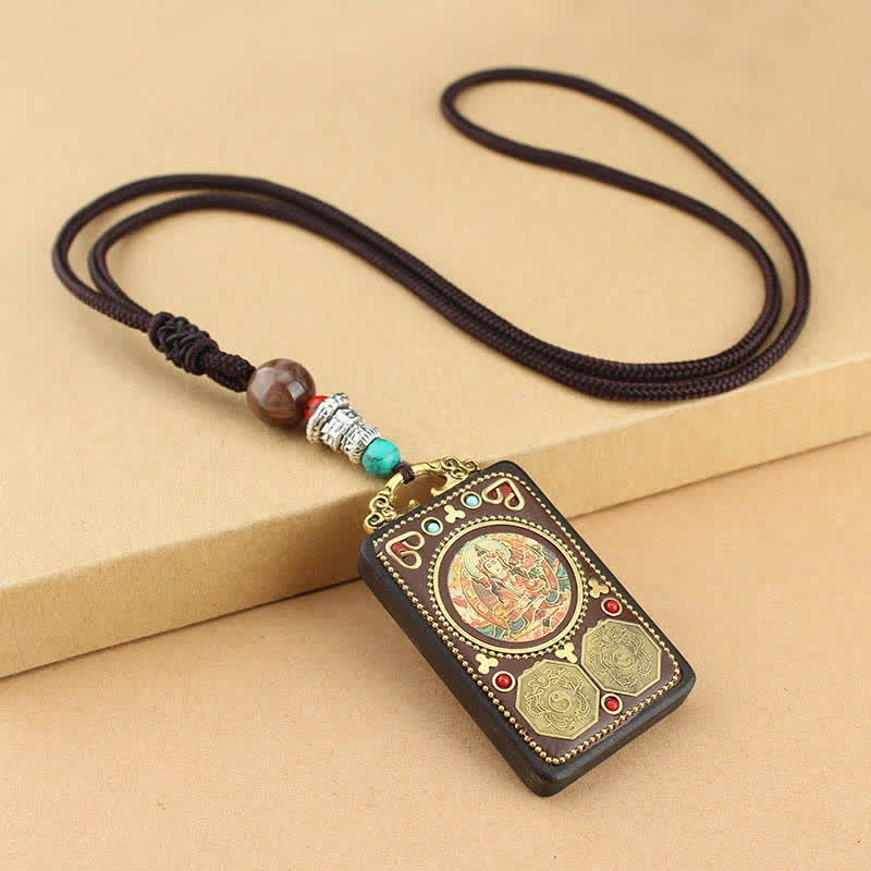 FREE Today: Exploring Intuition Tibetan God of Wealth Ebony Peace Necklace