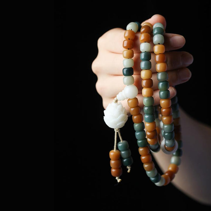 Bodhi Lotus Mala Harmony Necklace Bracelet