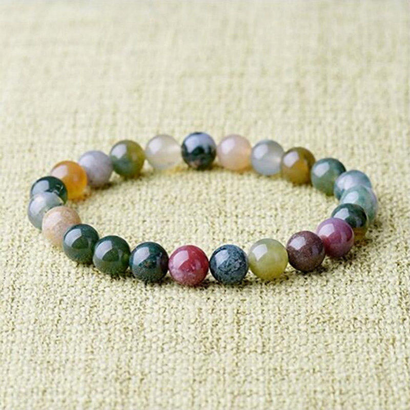 Buddha Stones  India Agate Beads Luck Yoga Bracelet