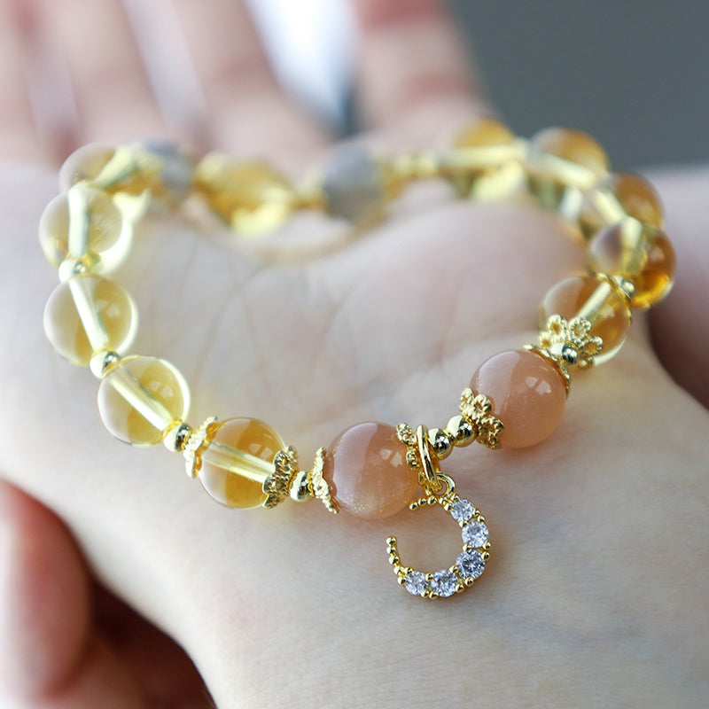 FREE Today: Abundant Energy Moon Citrine Bracelet