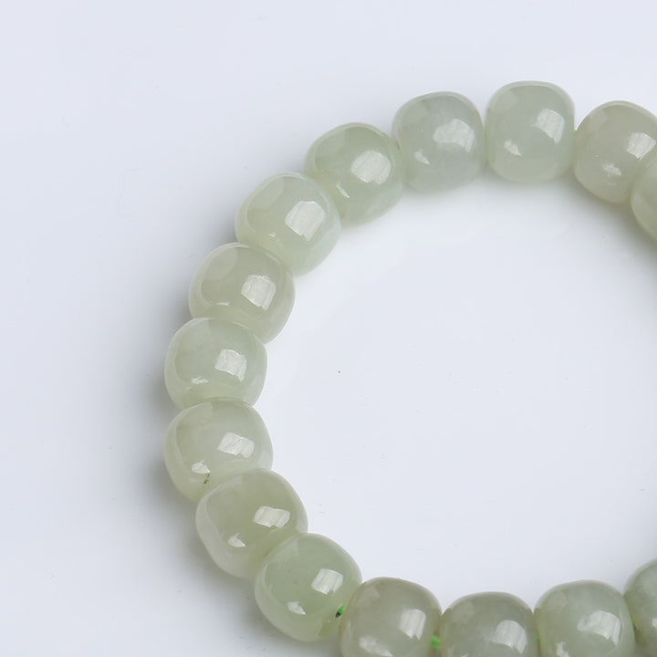 Buddha Stones Gradient Jade Luck Blessing Bracelet