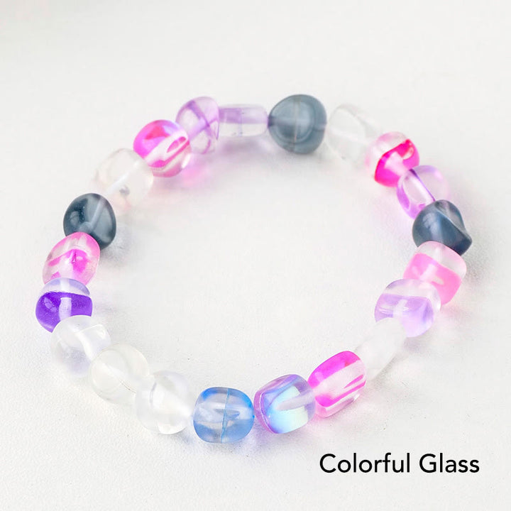 Natural Irregular Shape Crystal Stone Spiritual Awareness Bracelet