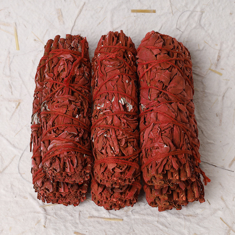 Buddha Stones Dragon's Blood Sage Smudge Stick for Home Negative Energy Cleansing Incense Healing Meditation Rituals