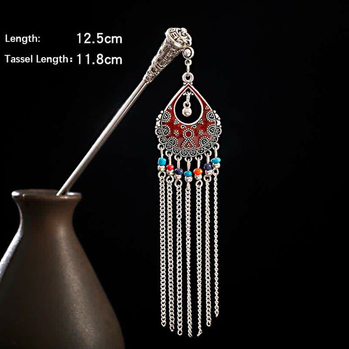 Water Drop Lily of the Valley Flowers Tassels Confidence Hairpin