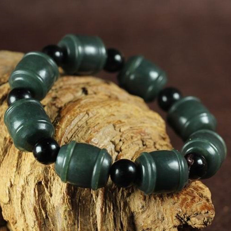 Natural Cyan Jade Cure Bracelet