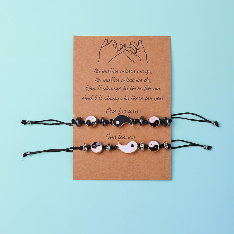 FREE Today:  Everlasting Friendship Love Couple Balance Bracelet