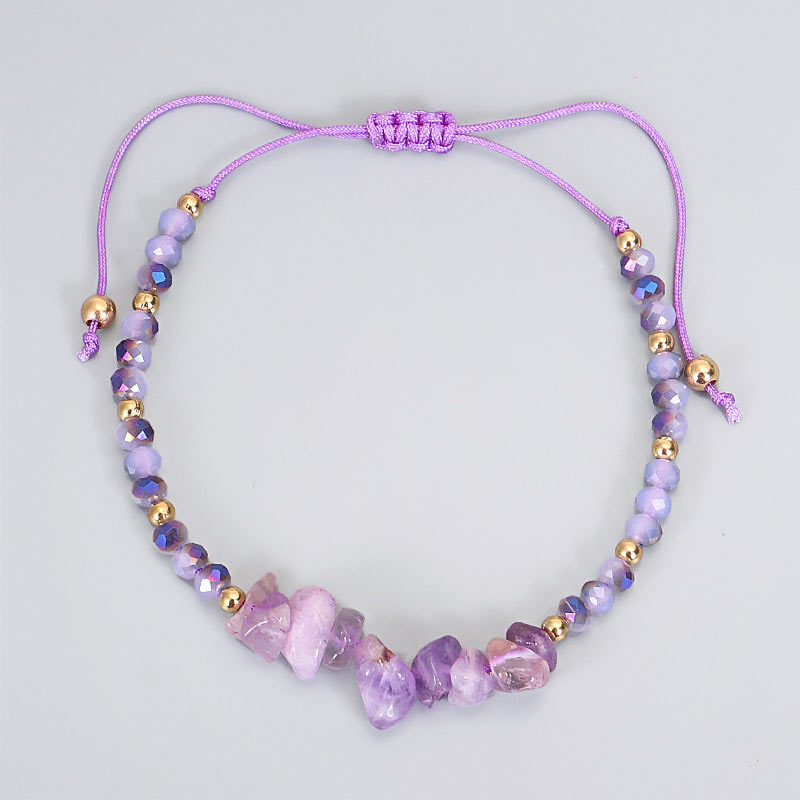 Buddha Stones Amethyst Purify Knit Bracelet (Extra 30% Off | USE CODE: FS30)