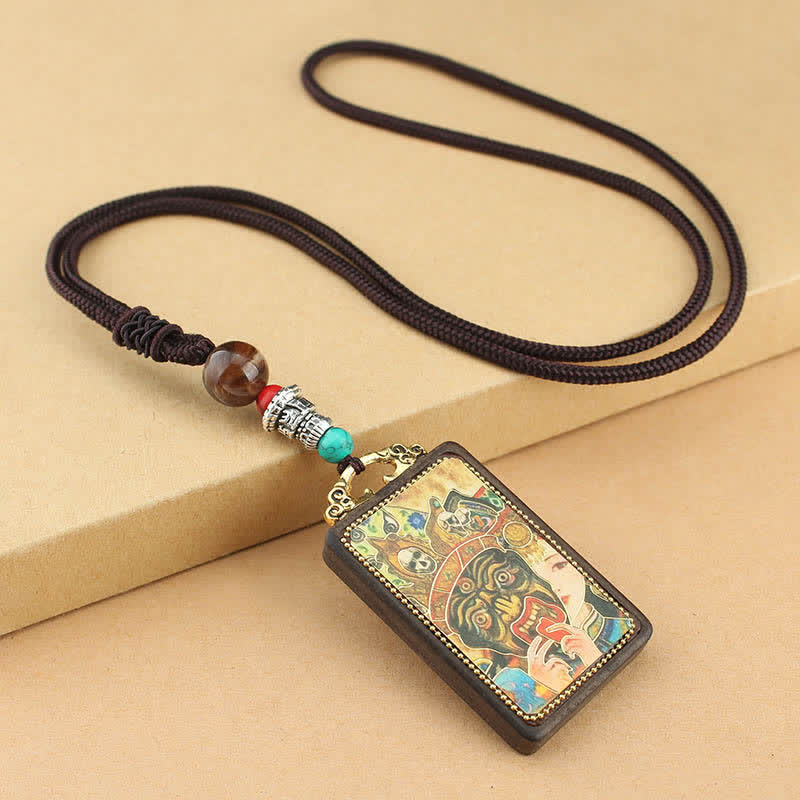 FREE Today: Exploring Intuition Tibetan God of Wealth Ebony Peace Necklace