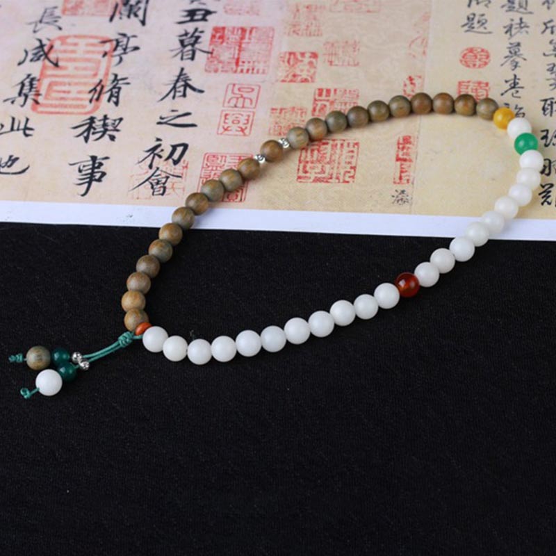 Green Sandalwood Bodhi Seed Wake Up Luck Bracelet