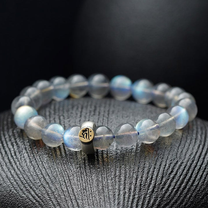 12 Chinese Zodiac Moonstone Calm Love Bracelet