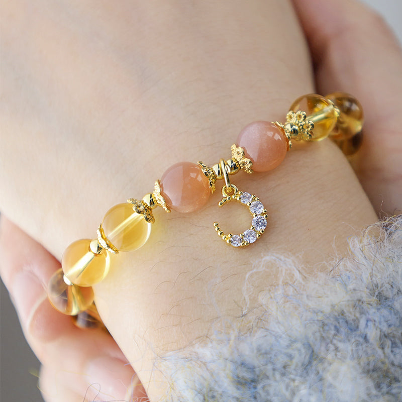 FREE Today: Abundant Energy Moon Citrine Bracelet