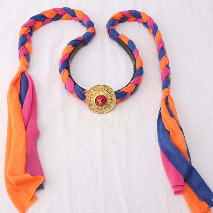 Tibetan Colorful Tassel Beads Hair Decoration Hair Accessories