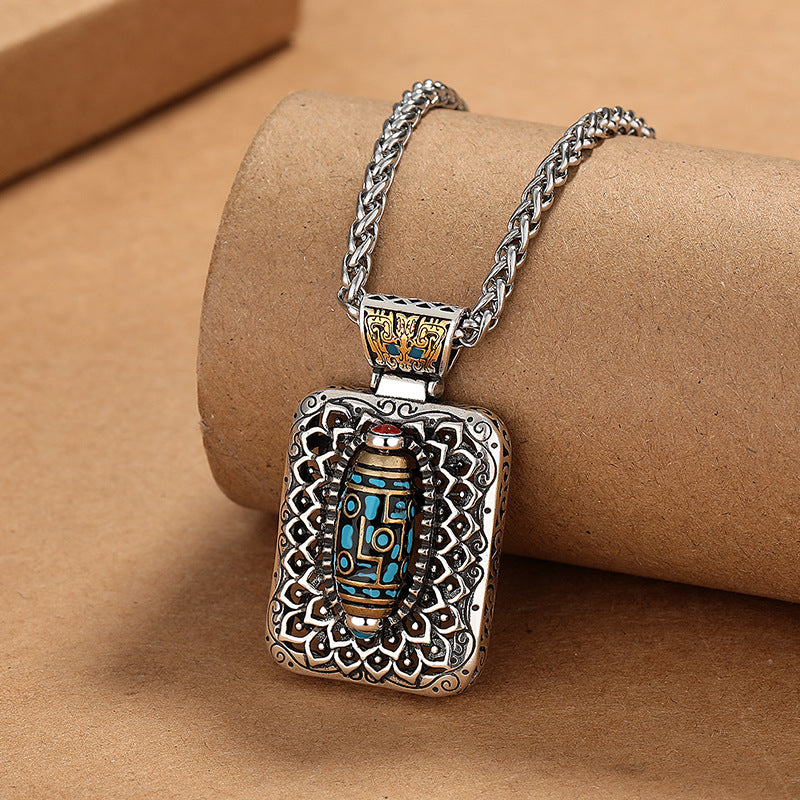 FREE Today: Bring Good Fortune and Protection Rotatable Necklace Pendant