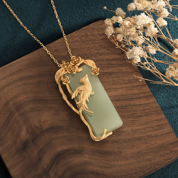 Natural Green Aventurine Balance Necklace Pendant