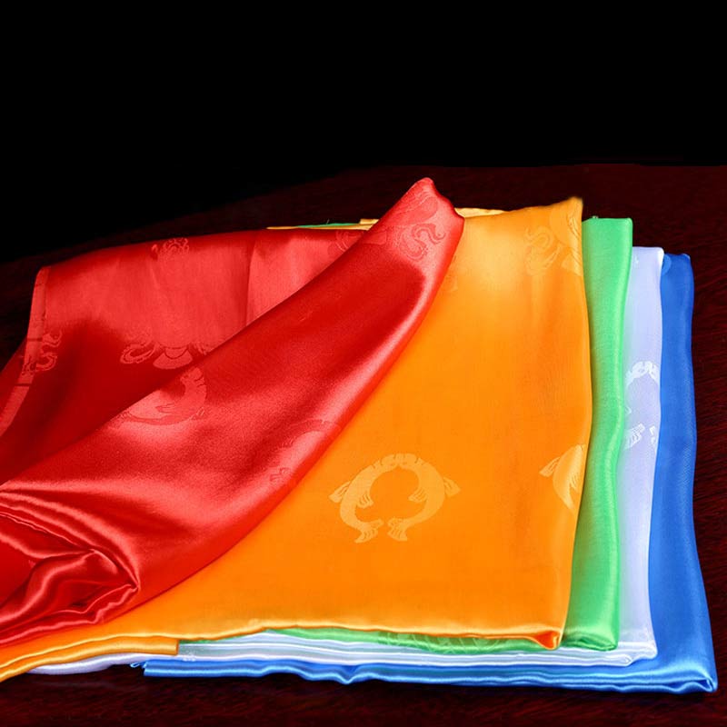 Tibetan Blessing Auspicious 5 Colors Khata Decoration