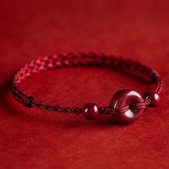 FREE Today: May You Be Healthy and Safe Cinnabar Bracelet Anklet