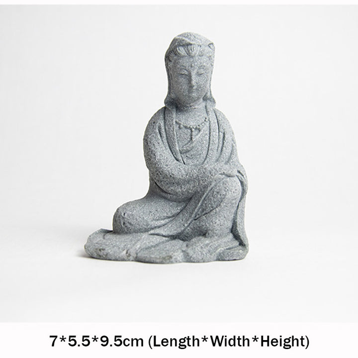 Buddha Stones Avalokitesvara Statue Blessing Home Decoration