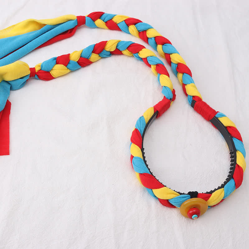 Tibetan Colorful Tassel Beads Hair Decoration Hair Accessories