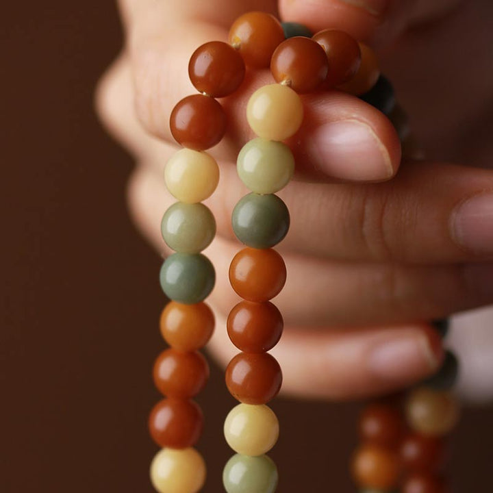 Buddha Stones Bodhi Seed Mala Harmony Wisdom Bracelet