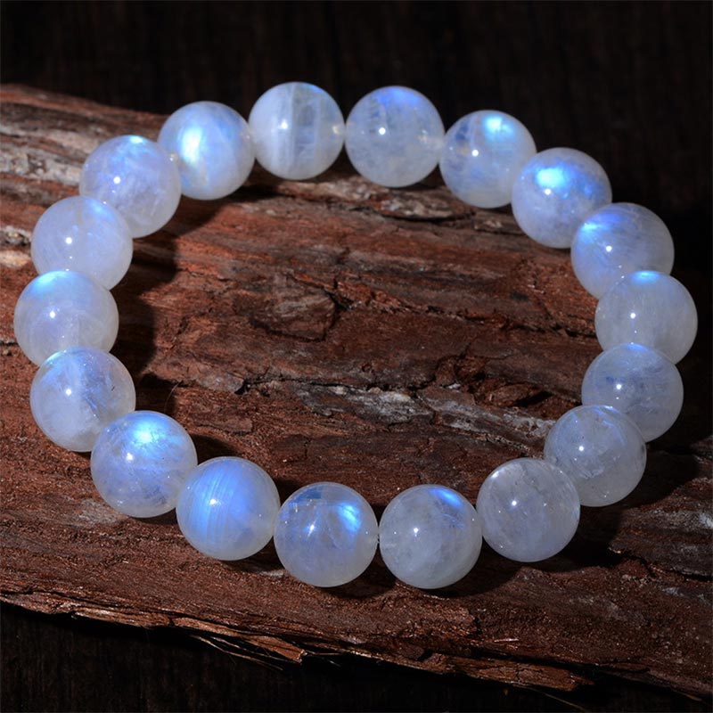 Buddha Stones Natural Moonstone Prosperity Bracelet