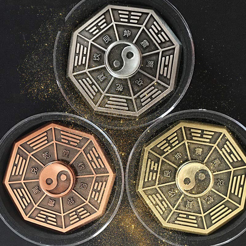 Fidget Spinner Blessing Tai Chi Finger Hand Spinner Decoration