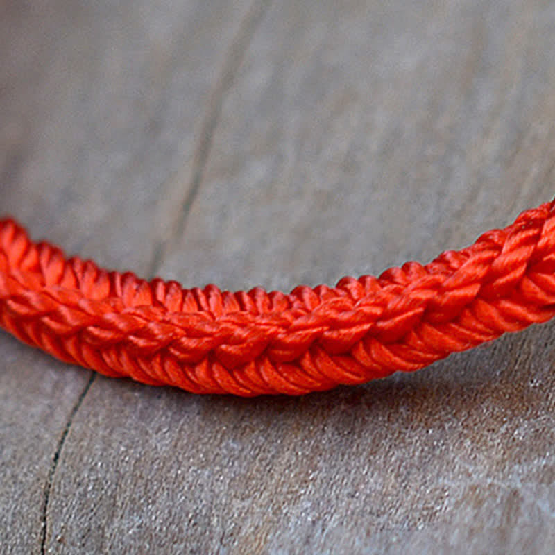 Handmade Simple Design Chinese Knotting Luck Strength Braid String Bracelet