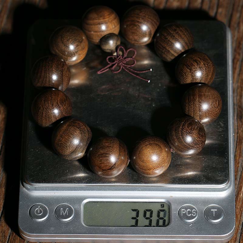 Rare Phoebe Zhennan Wood Spirituality Blessing Bracelet