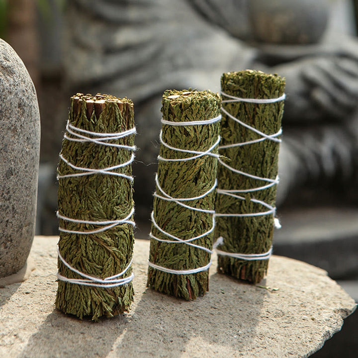 Cedar Smudge Stick for Home Cleansing Incense Meditation and Rituals Cedar Sticks Incense Wands